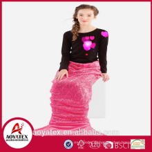 2018 neues Design Mode süße Flanell Fleece Mermaid Tail Decke